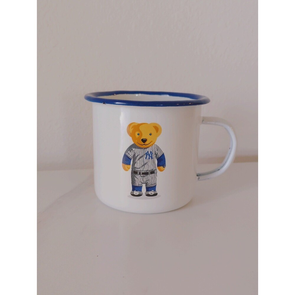 Oris Bear Mug New York Yankees Coffee Tea Enamel Cup 6/20/2024 SGA MLB Baseball